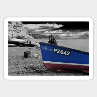 Beer Beach Jurassic Coast Devon England Sticker